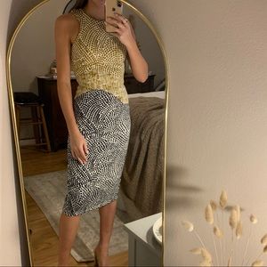 Midi Bodycon Cotton Dress